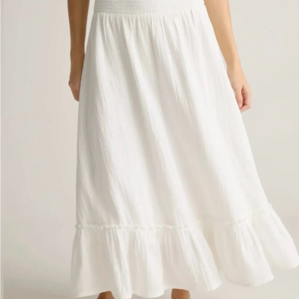 Quince White Gauze Maxi Skirt - Picture 2 of 4